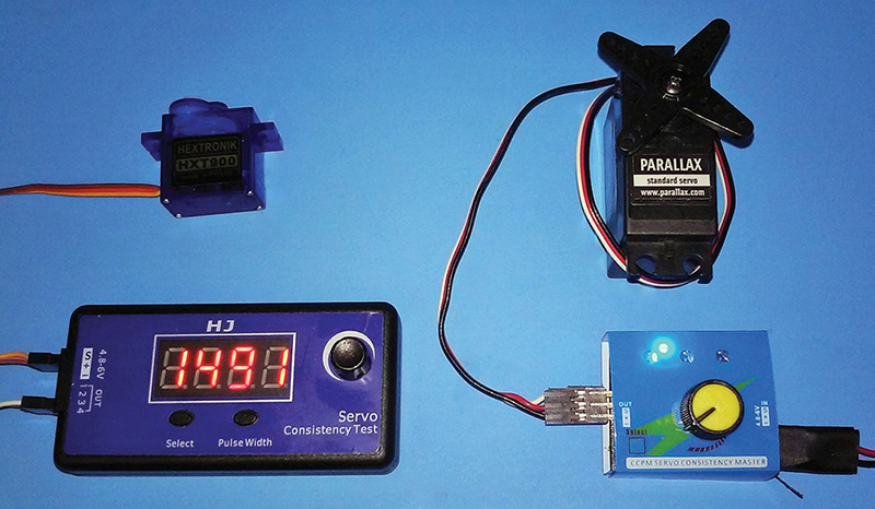  Dilwe RC Motor Servo Tester, CCPM Servo Consistency