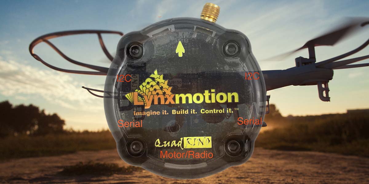 The Lynxmotion Quadrino Nano Flight Controller