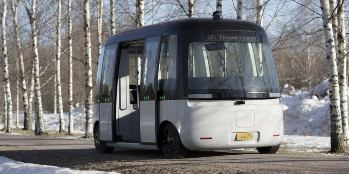 First Autonomous Driving Shuttle Bus For All Weather Conditions